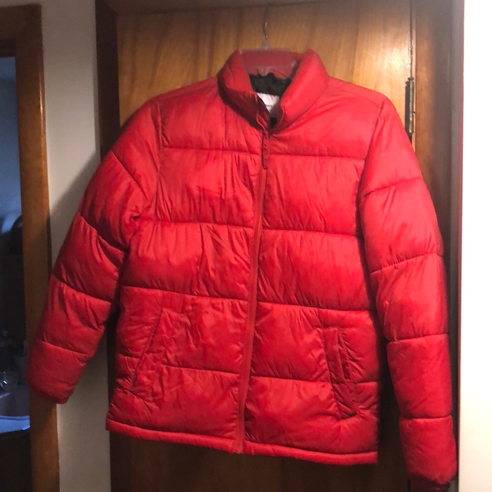 Young men’s winter coat.
